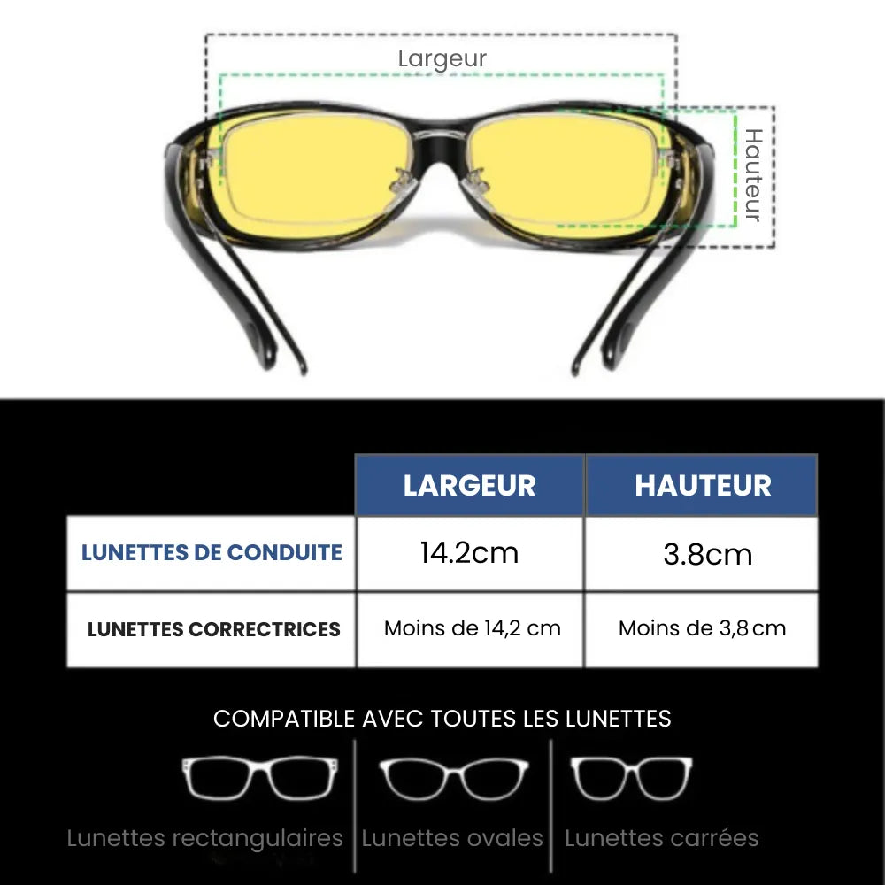 ClairVue® - Lunettes Vision Nocturne Optimisée
