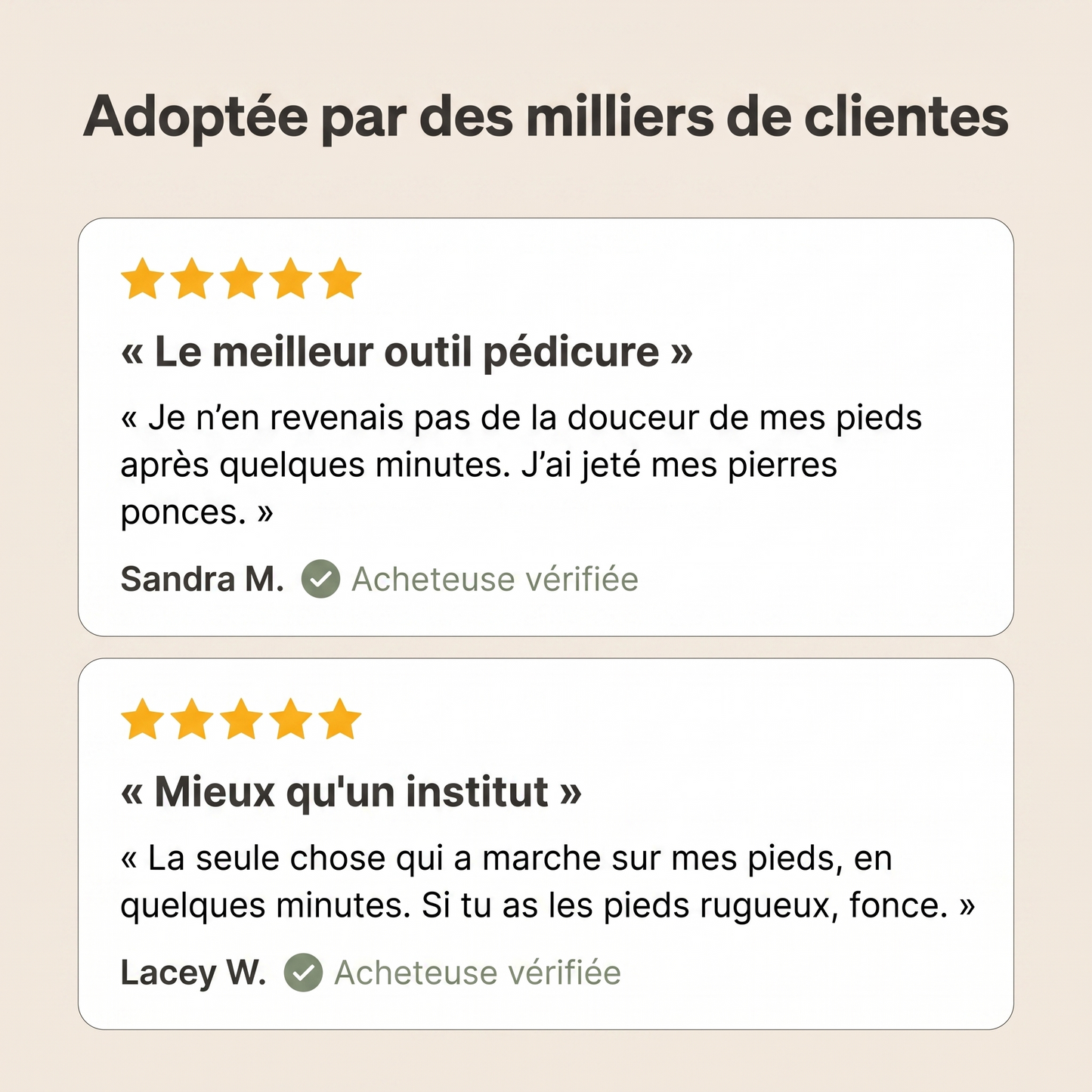 Avis clientes Lisséa — acheteuses vérifiées