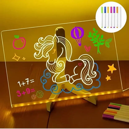 Tableau de dessin LED magique