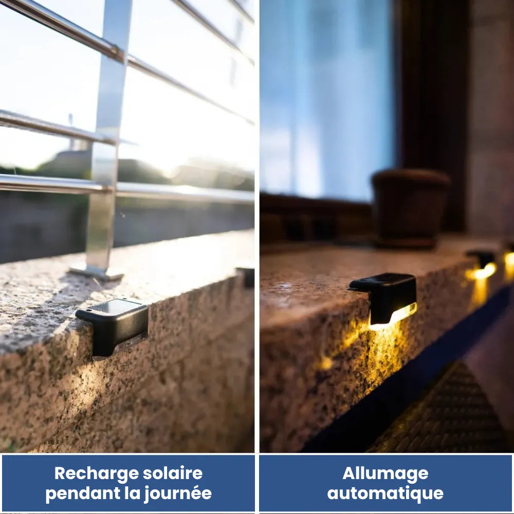 Solární LED světlo do rohu – automatické venkovní osvětlení