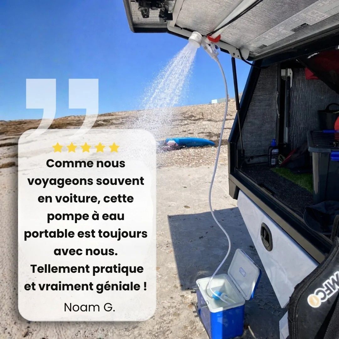 Pompe à Eau Portable : Kit avec Tuyau & Embouts