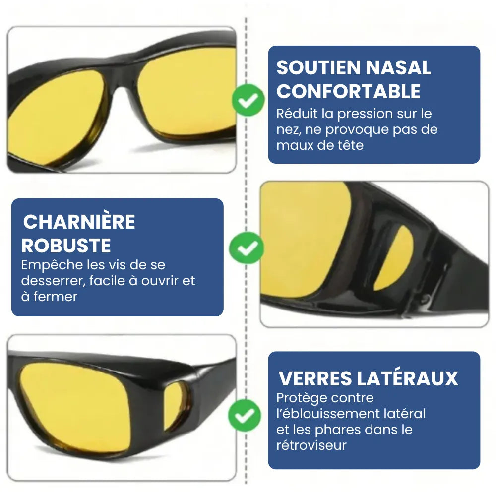 ClairVue® - Lunettes Vision Nocturne Optimisée