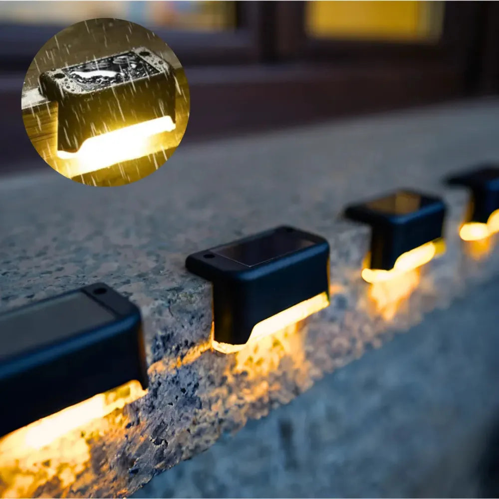 Solární LED světlo do rohu – automatické venkovní osvětlení