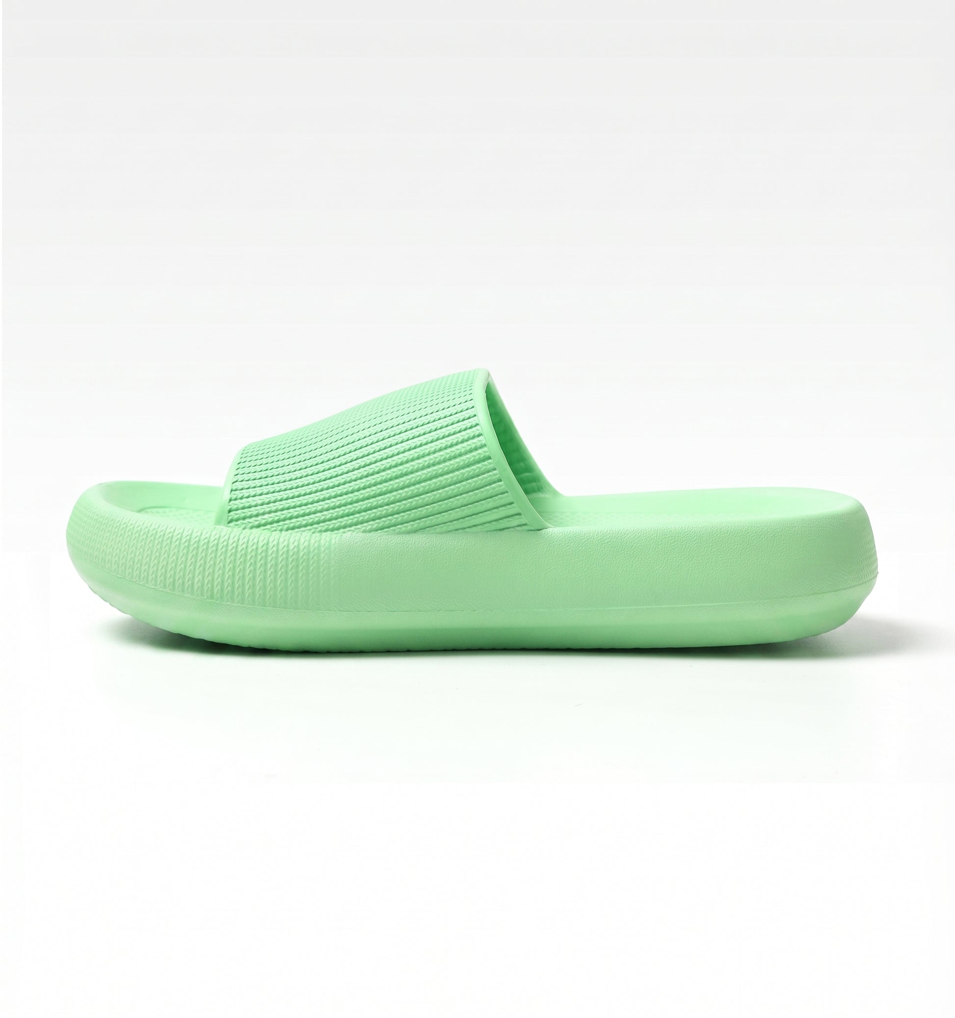 Sandale nuage Cloudia vert néon
