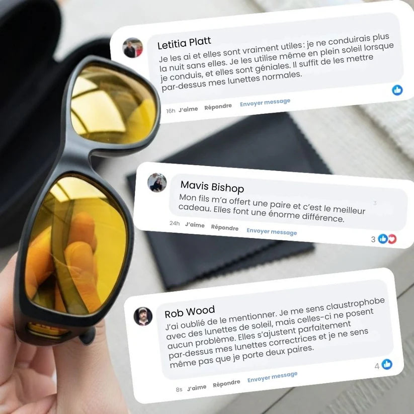 ClairVue® - Lunettes Vision Nocturne Optimisée