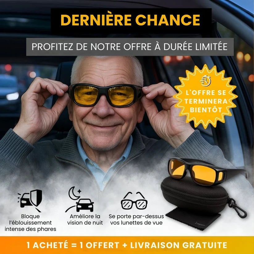 ClairVue® - Lunettes Vision Nocturne Optimisée