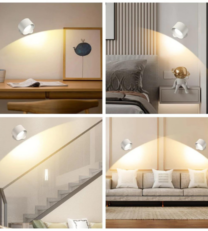 Applique Murale Sans Fil Rechargeable | Télécommande Incluse