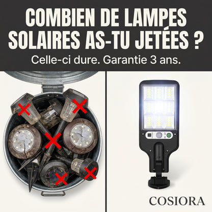 Lampe Solaire Extérieure Détecteur de Mouvement