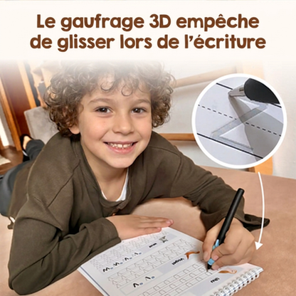 Cahier Magique Réutilisable — Apprendre à Écrire Sans Stress