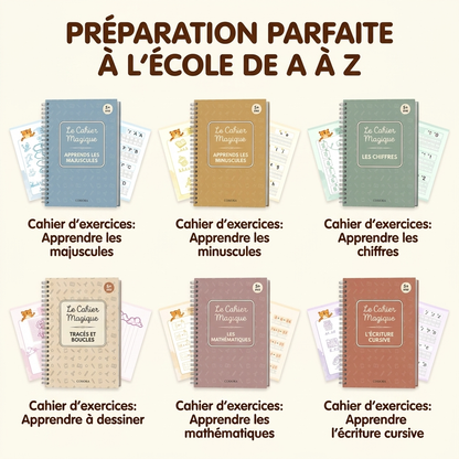 Cahier Magique Réutilisable — Apprendre à Écrire Sans Stress