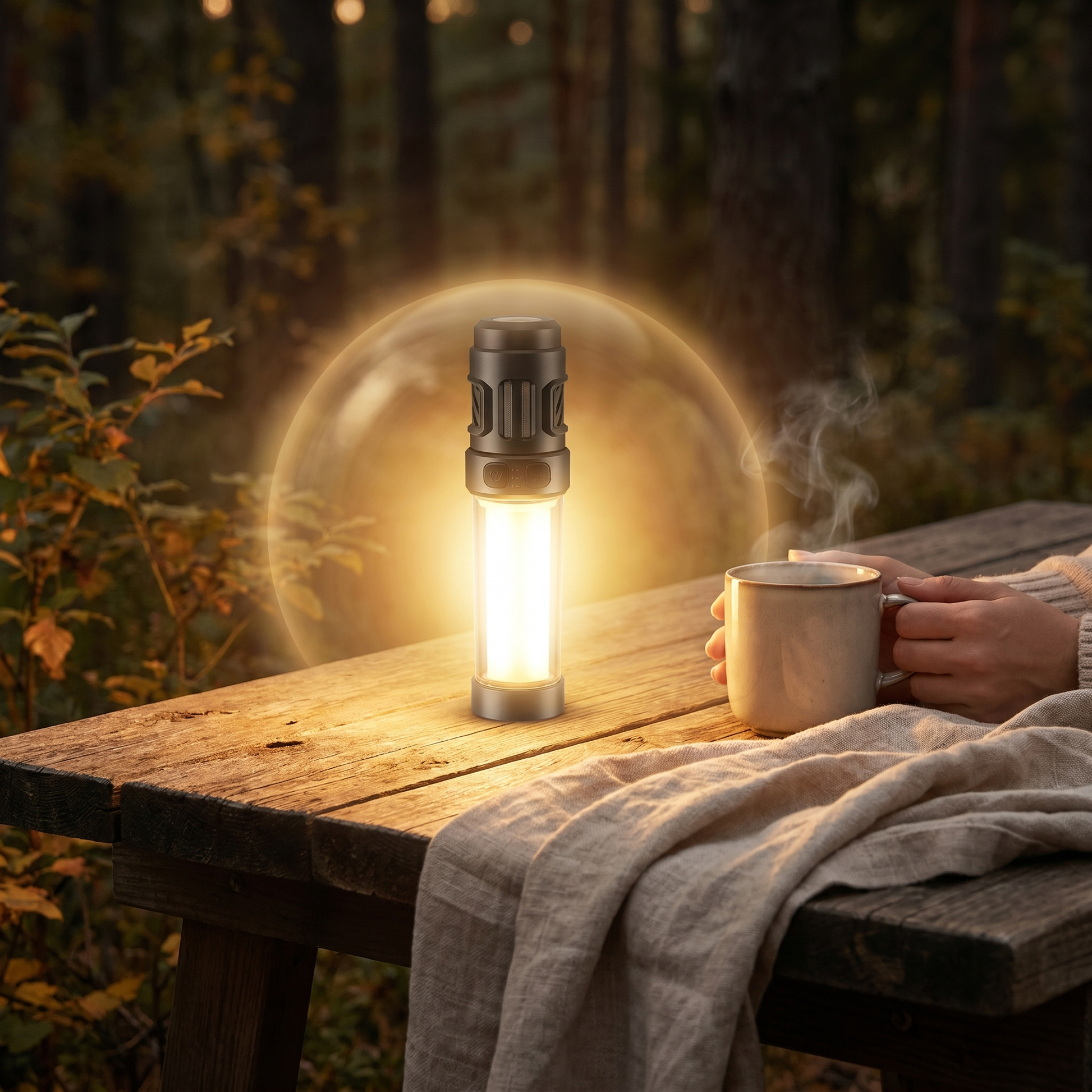 Wiederaufladbare Anti-Mücken-Campinglampe | 5 Beleuchtungsmodi