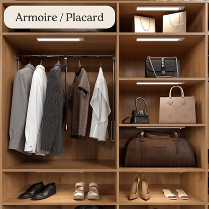 lampe led intelligente armoire placard