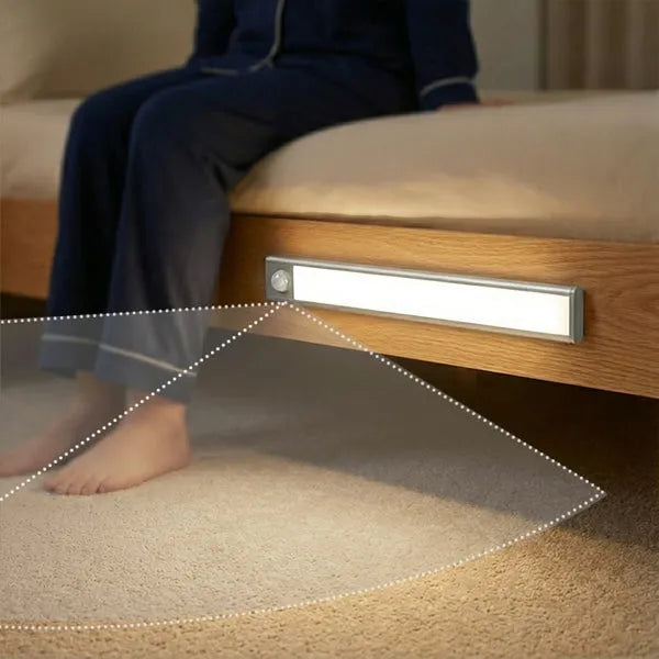 lampe led intelligente détecteur mouvement sous lit chambre