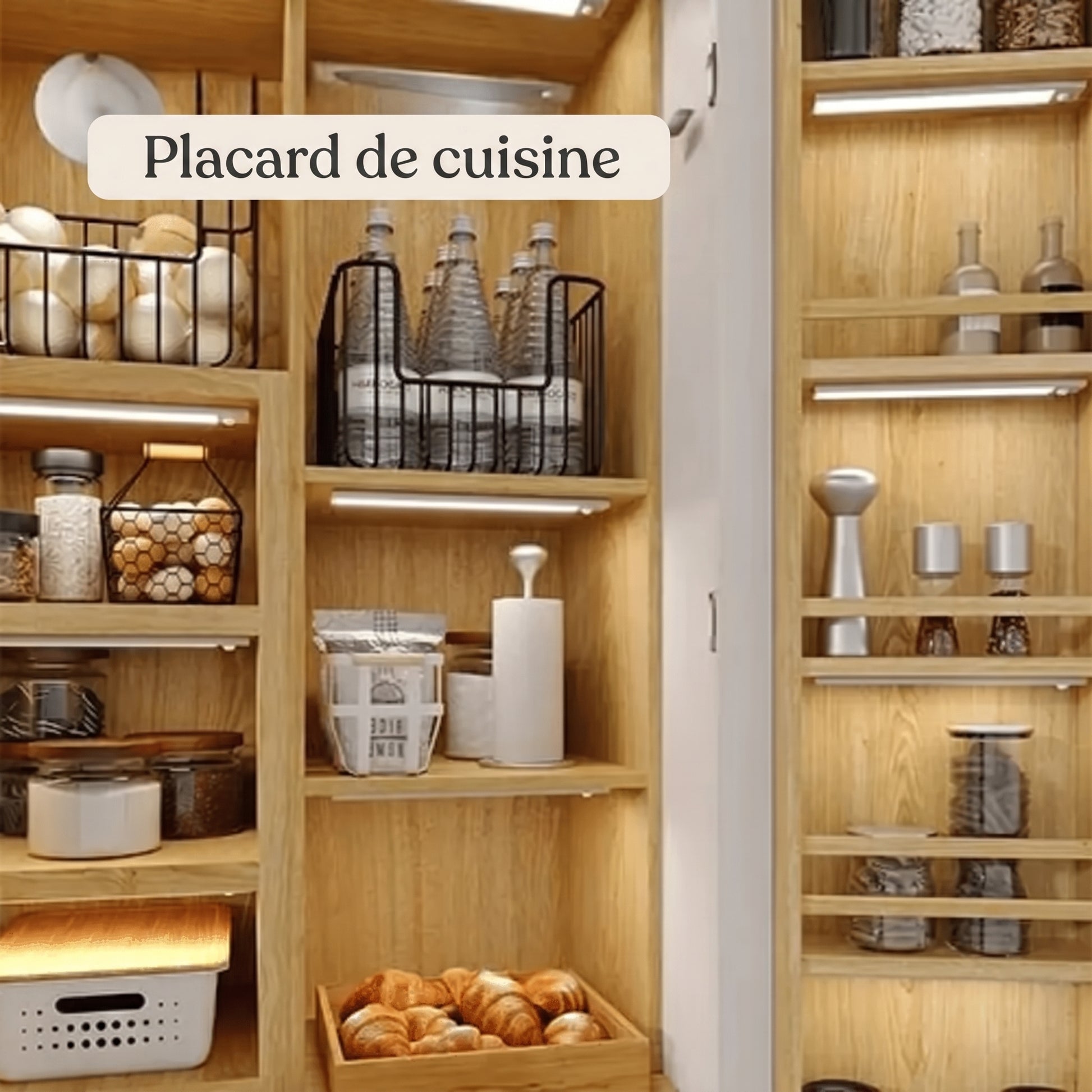 lampe led intelligente placard cuisine