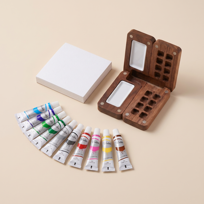 Set de Mini‑Aquarelles Portable
